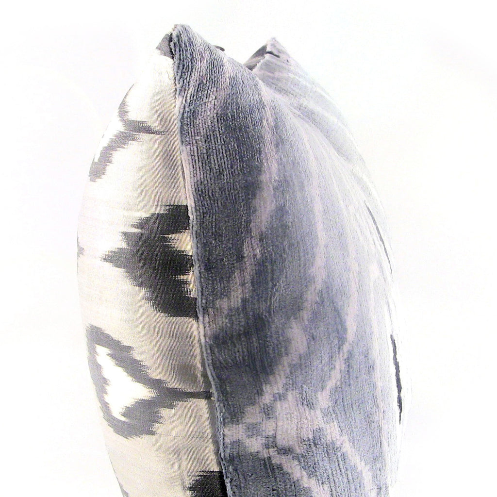 Yurek Ikat & Velvet Pillow