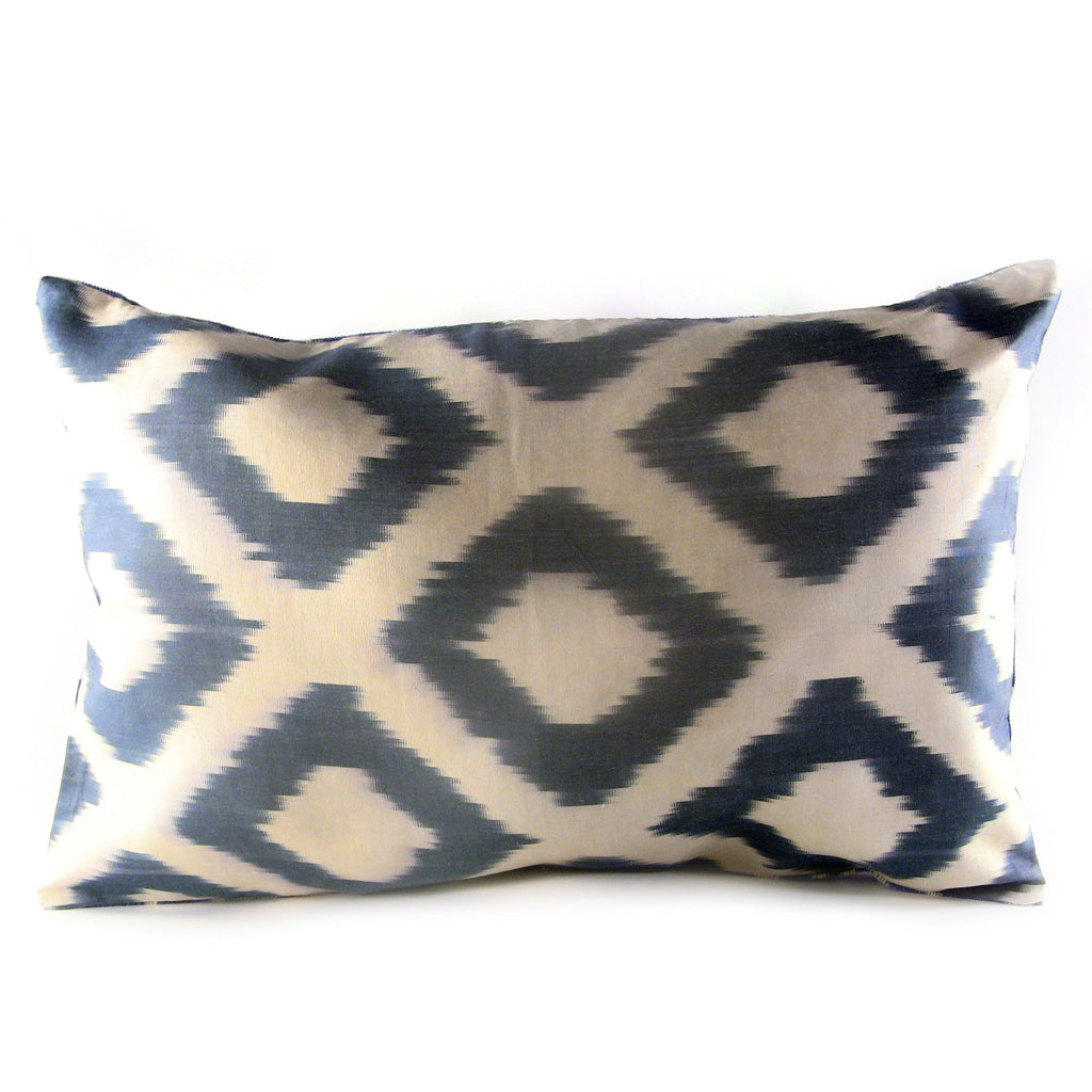 Elmas Ikat & Velvet Pillow