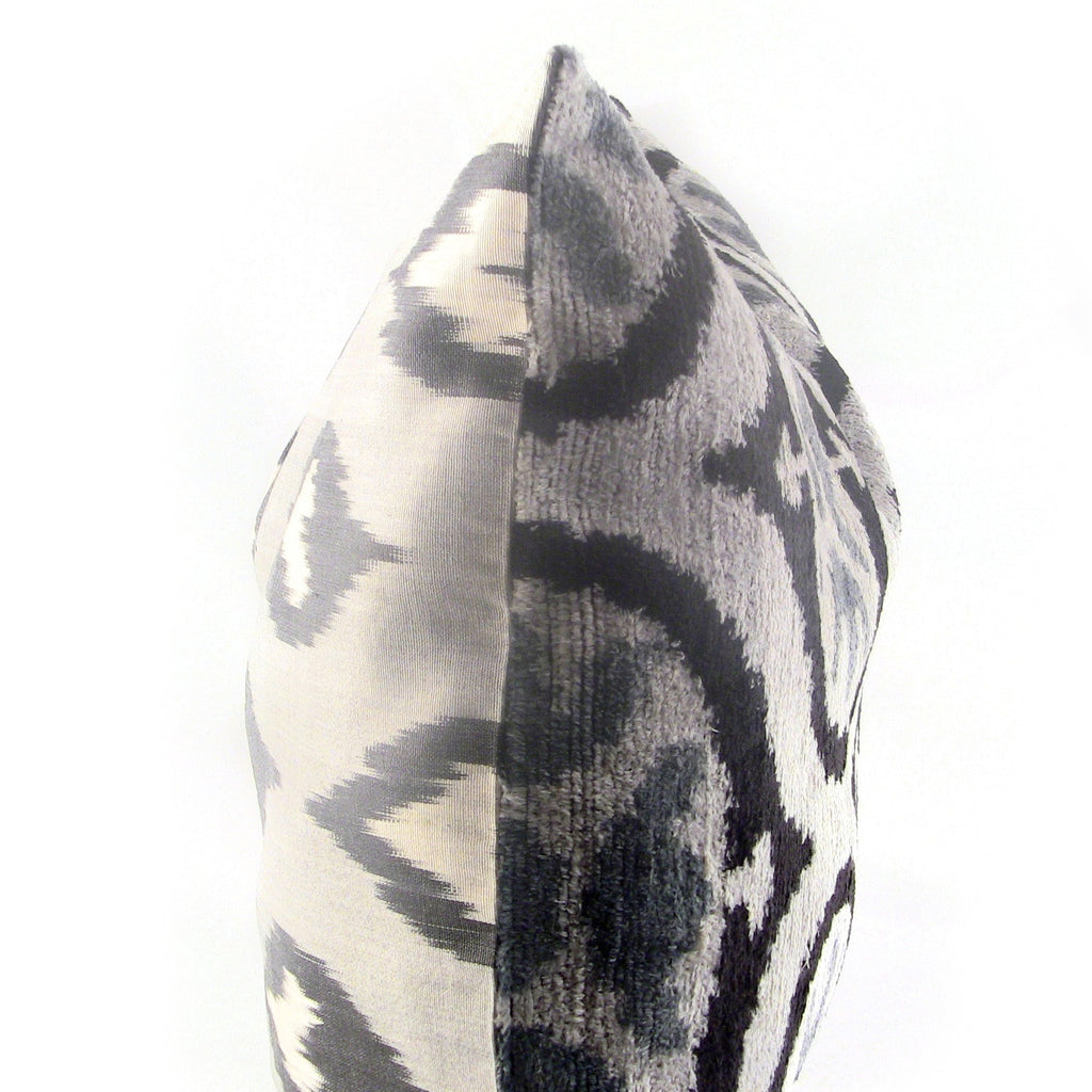 Yurek Ikat & Velvet Pillow