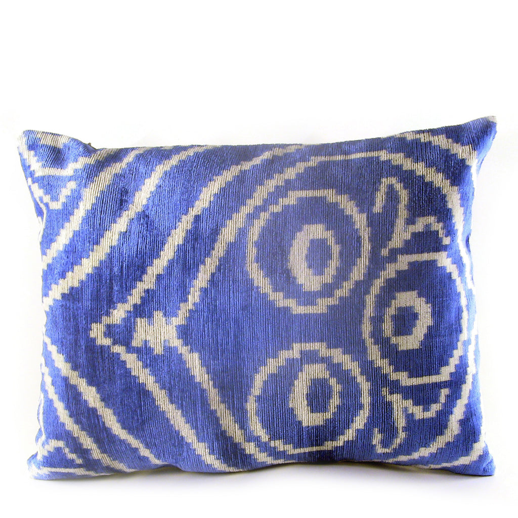Elmas Ikat & Velvet Pillow