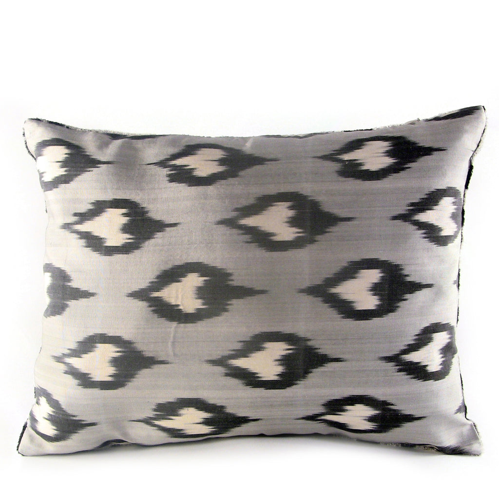 Yurek Ikat & Velvet Pillow