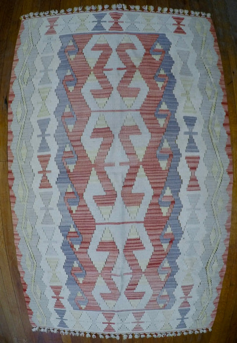 New Wool on Wool Kilim 3’5” X 5’9”