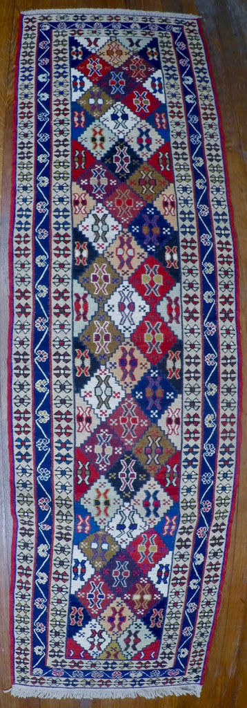 New Wool on Cotton Rahra Soumak 1’10” X 6’8”
