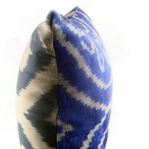 Elmas Ikat & Velvet Pillow