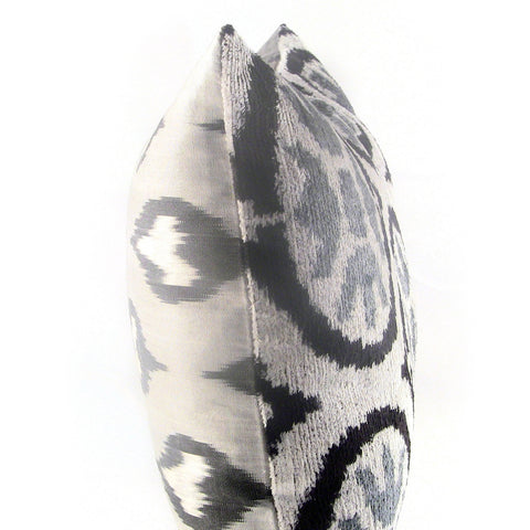 Yurek Ikat & Velvet Pillow