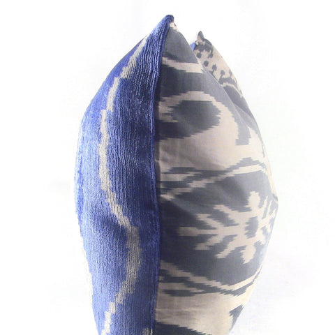 Bereket Ikat & Velvet Pillow