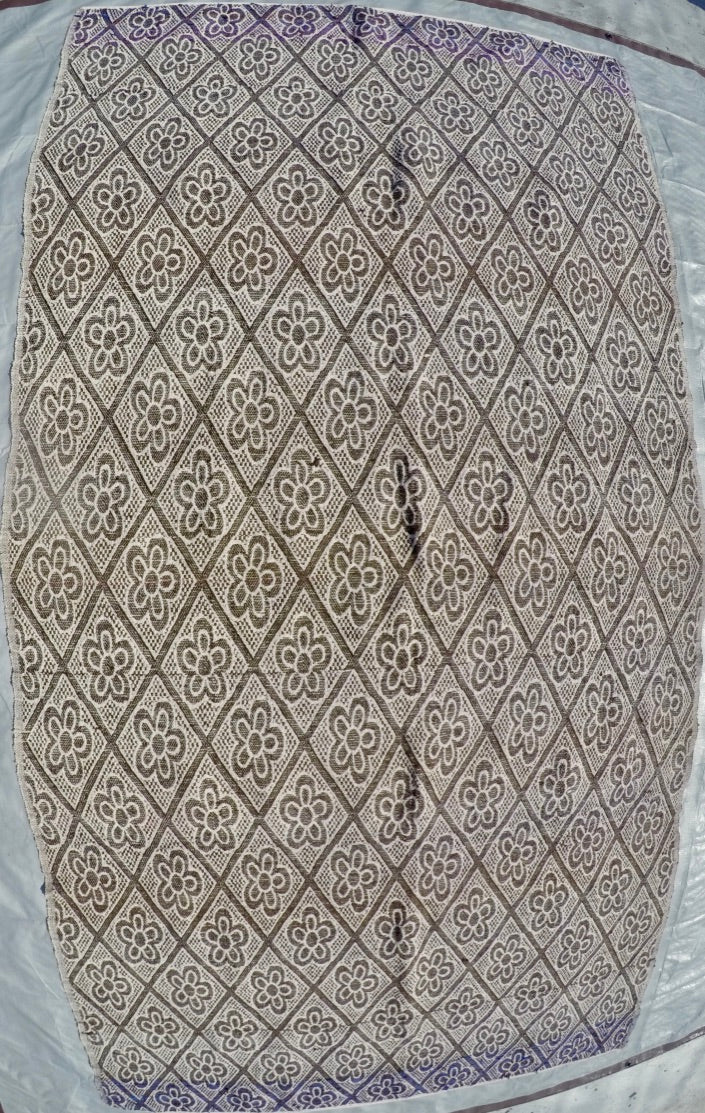 New Handwoven 100% Cotton Anatolian Kilim 4’10” X 9’3”